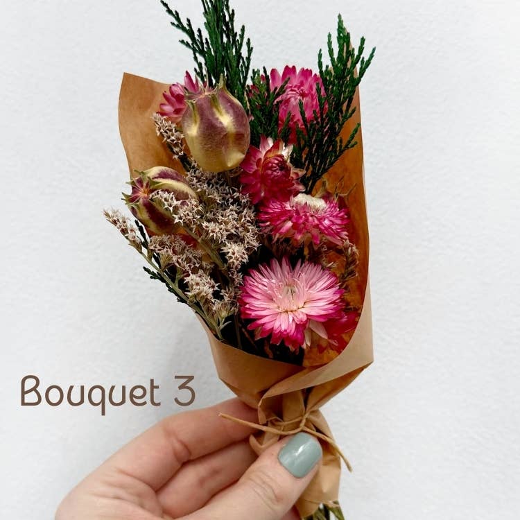 DIY Dried Floral Bouquet Kit Flower Arrangement for Bud Vase