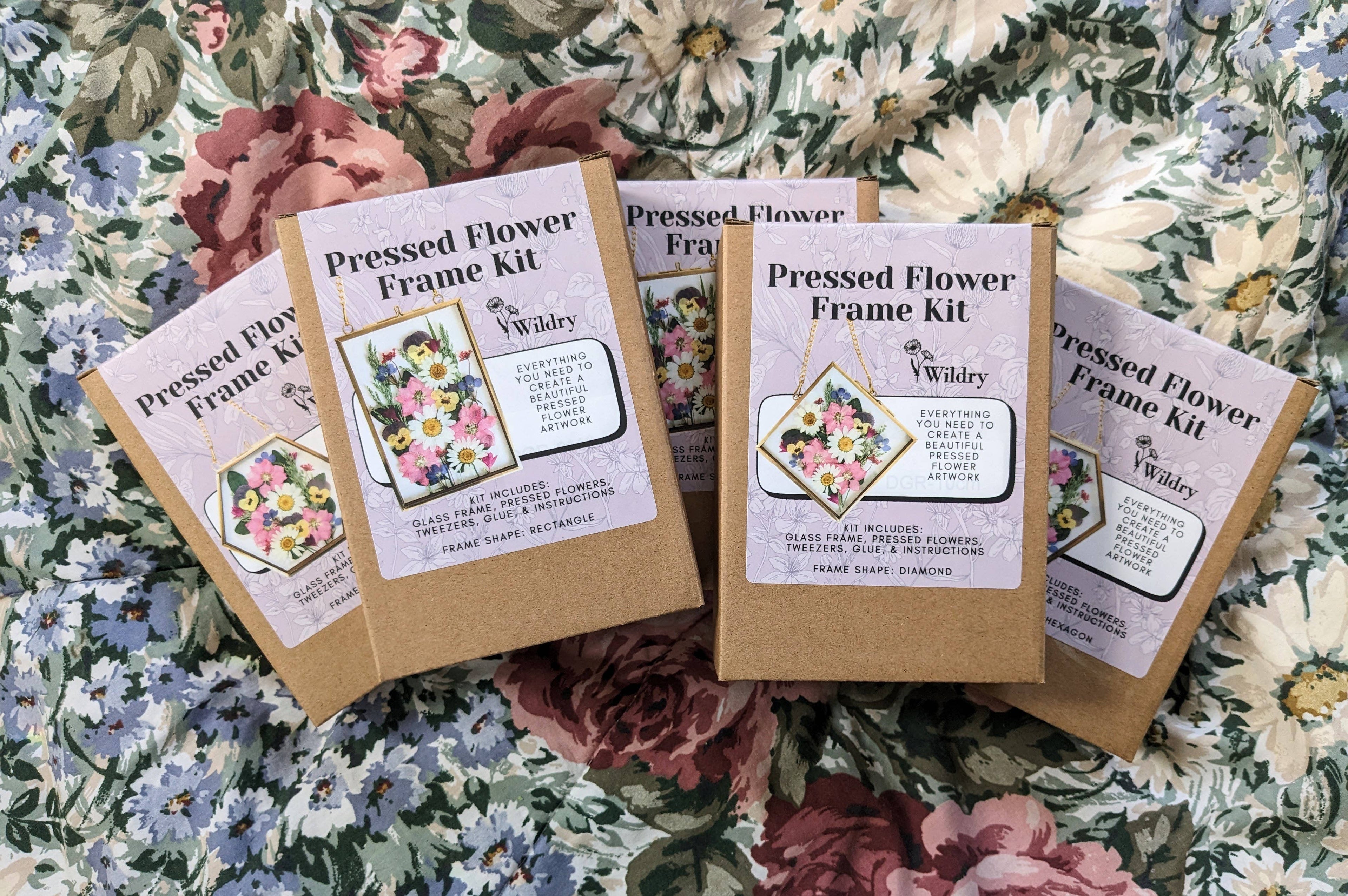 DIY Pressed Flower Frame Kits