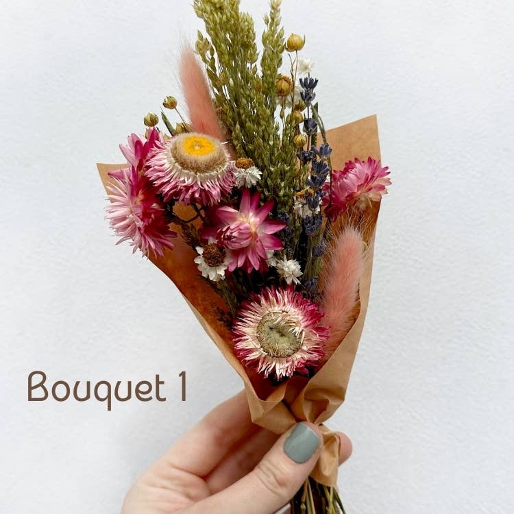 DIY Dried Floral Bouquet Kit Flower Arrangement for Bud Vase