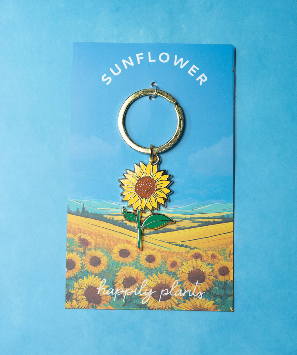 Sunflower Keychain & Bag Charm, Summer Gifts