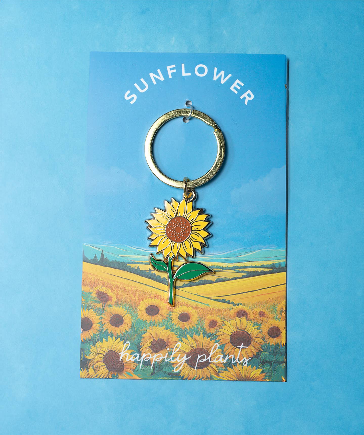 Sunflower Keychain & Bag Charm, Summer Gifts