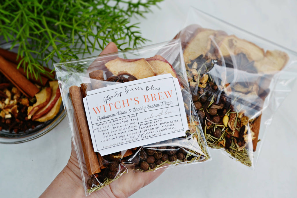 Witch's Brew Autumn Fall Halloween Simmer Stovetop Spices