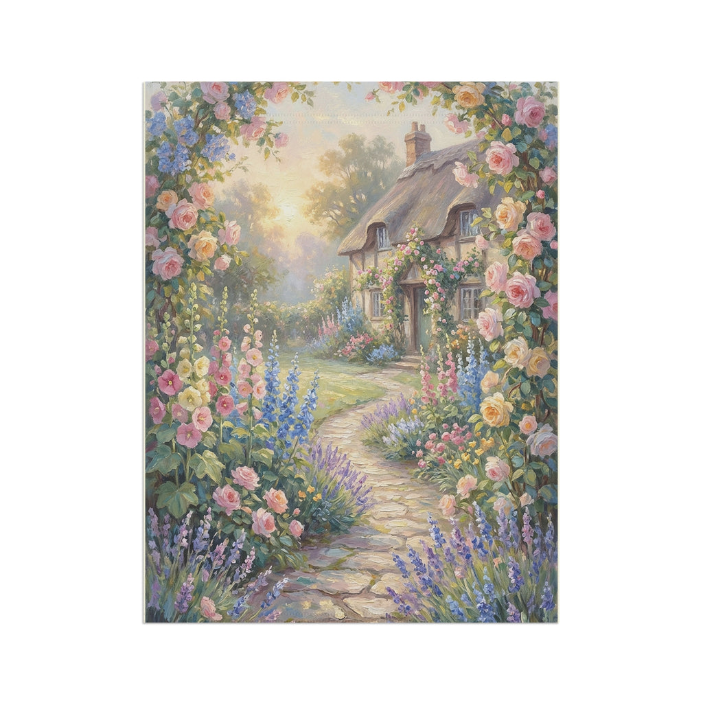 Dreamy cottage — Romantic Floral House Banner