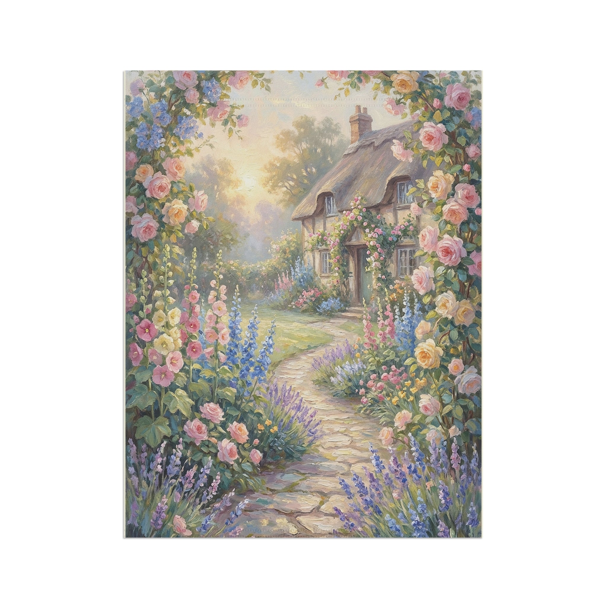 Dreamy cottage — Romantic Floral House Banner