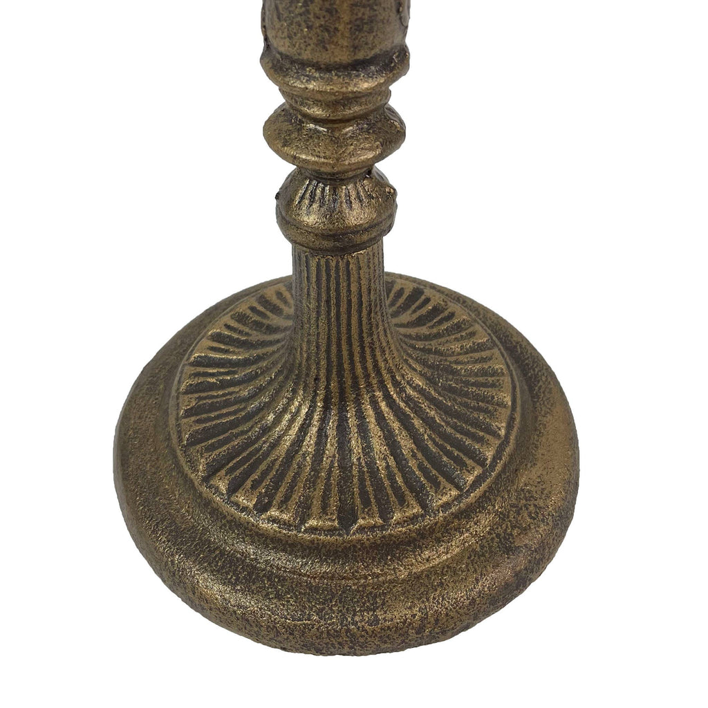 21-Inch Cast Iron Bronze Dragonfly Sundial Garden Décor