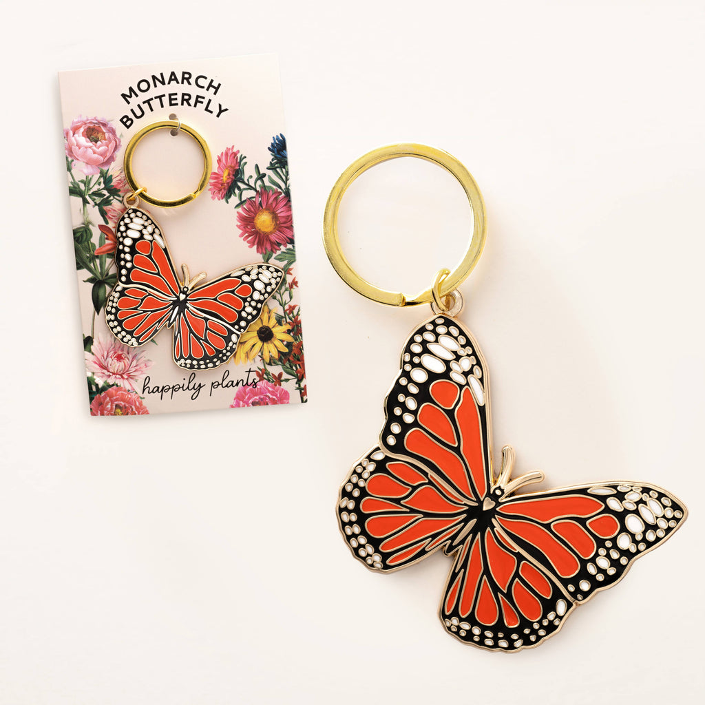 Monarch Butterfly Keychain & Bag Charm, Butterfly Gifts
