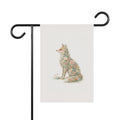 Floral Watercolor Fox Garden Banner