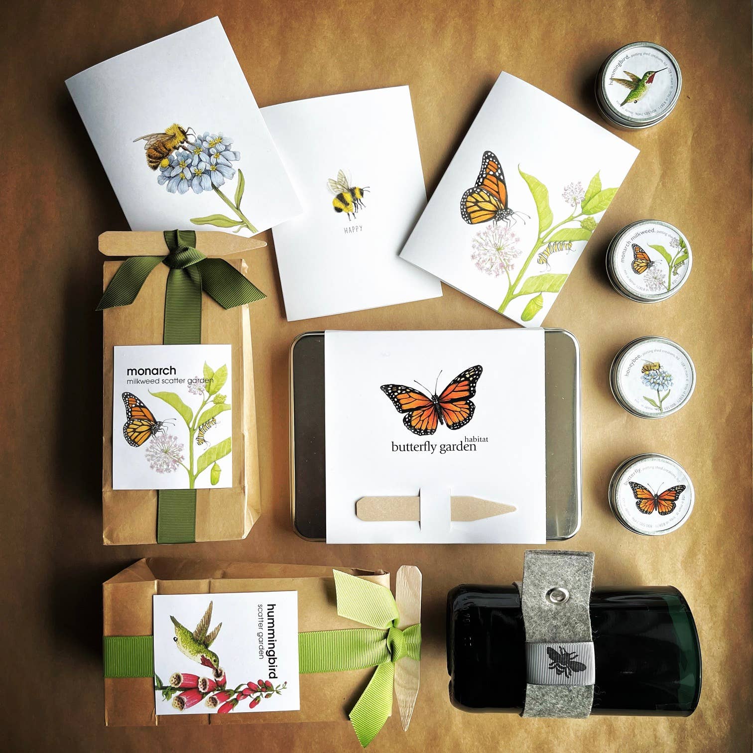 Native Bee House | Habitat Builder to attract pollinators