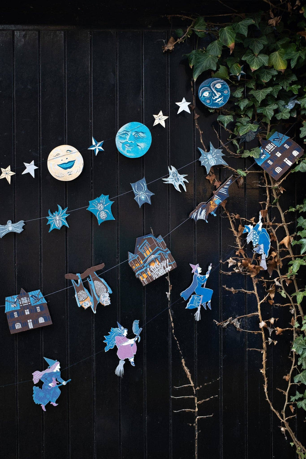 WICKED WITCHES SEWN GARLAND - The Wicked Witches Paper Garland