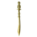 Solid Brass Pineapple Letter Opener, 8-1/4"