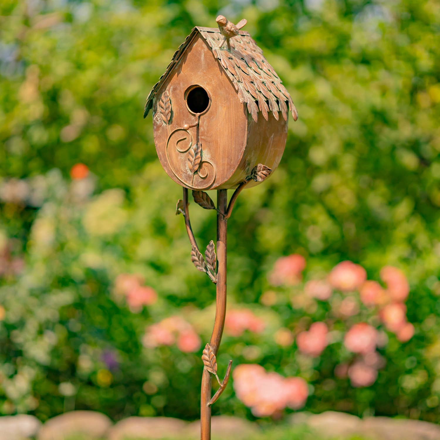Tall Country Style Birdhouse Stakes- 4 Options
