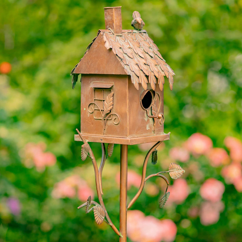 Tall Country Style Birdhouse Stakes- 4 Options