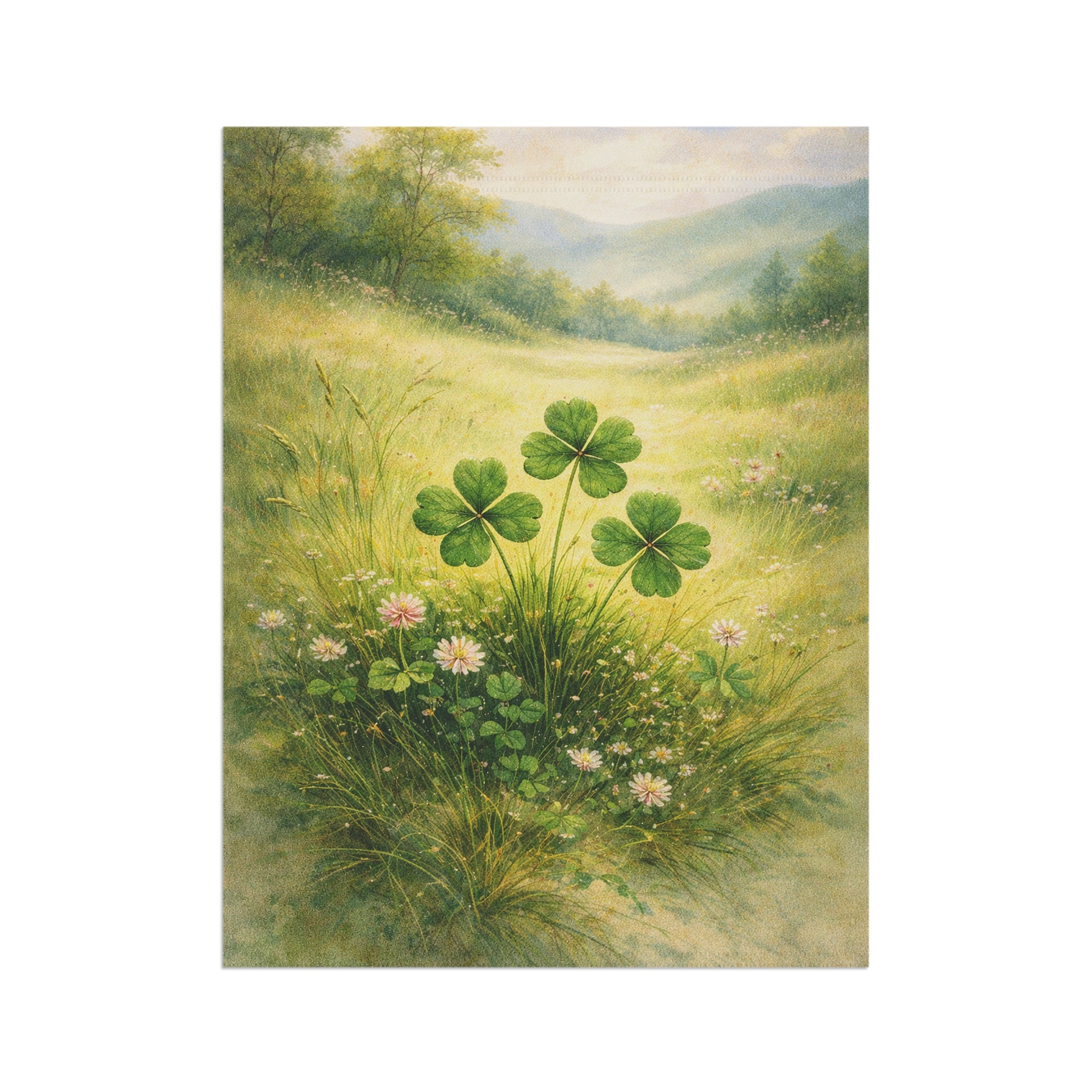 Garden Flag - Clover Meadow - St. Patrick's Day Garden Flag