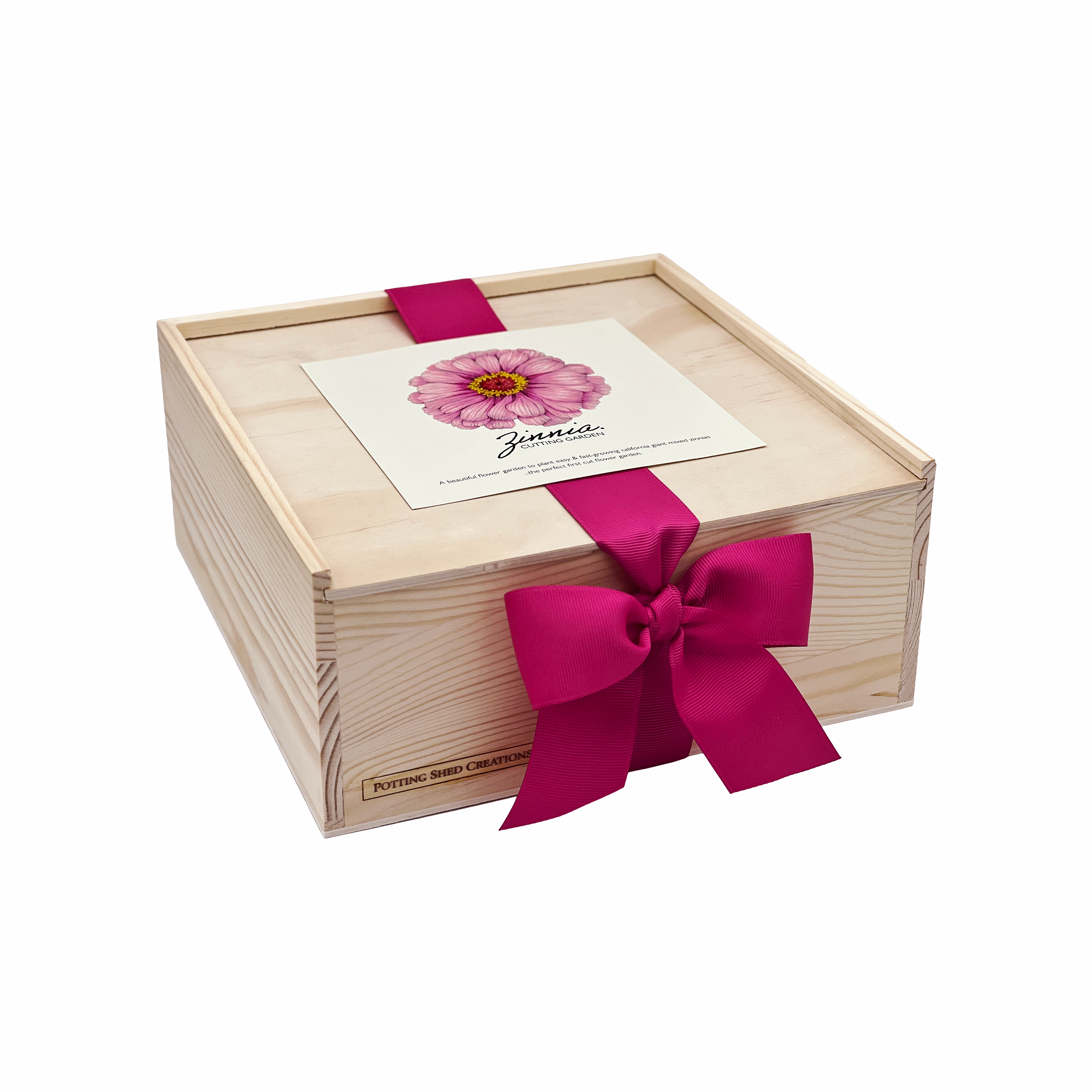 Zinnia Cut Flower Garden Gift Box