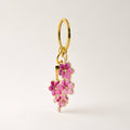 Japanese Cherry Blossom Keychain & Bag Charm, Floral Gift