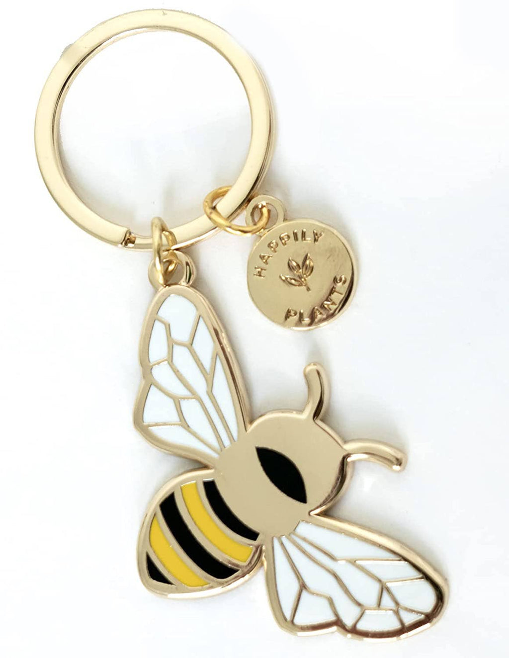 Honey Bee Keychain & Bag Charm, Nature Gifts