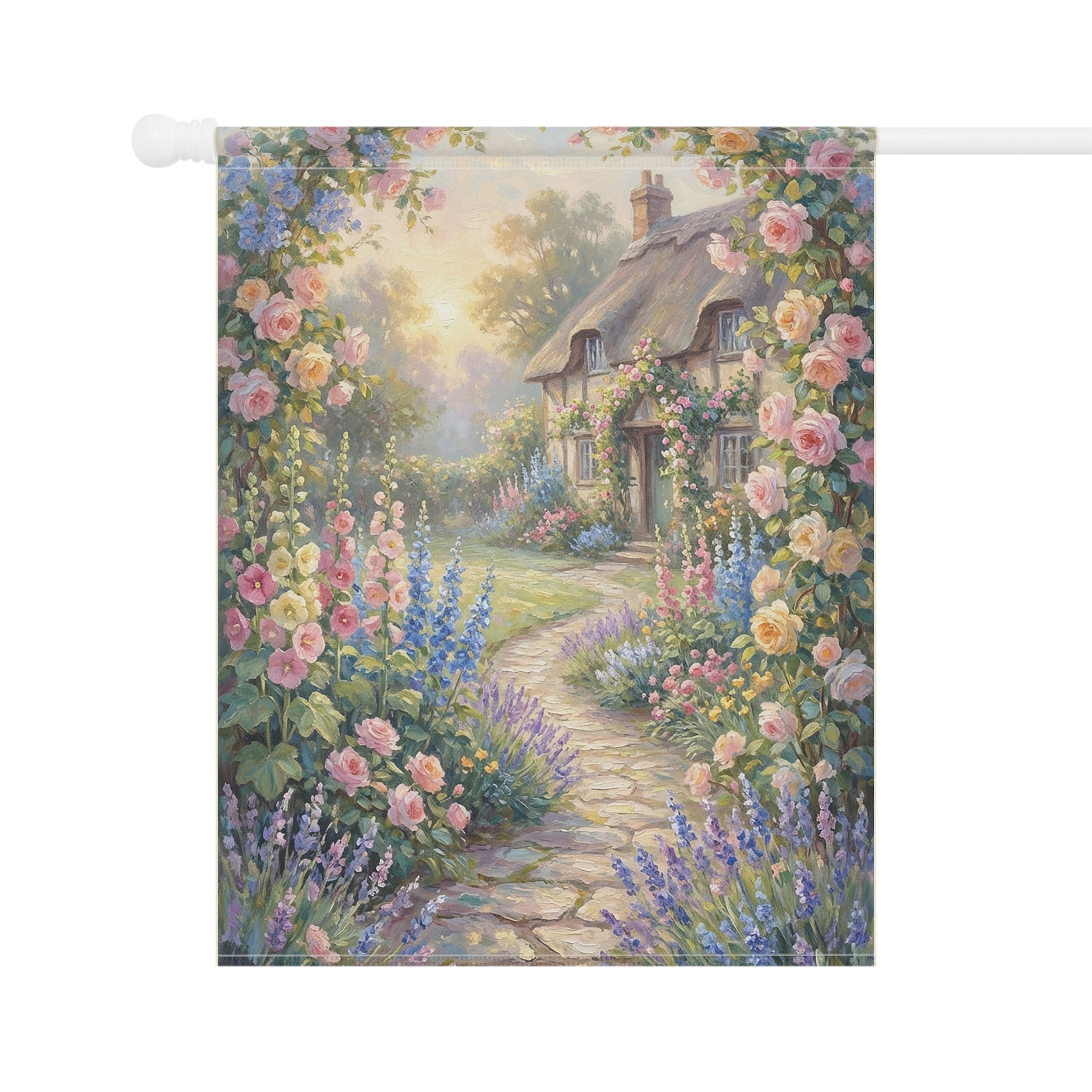 Dreamy cottage — Romantic Floral House Banner