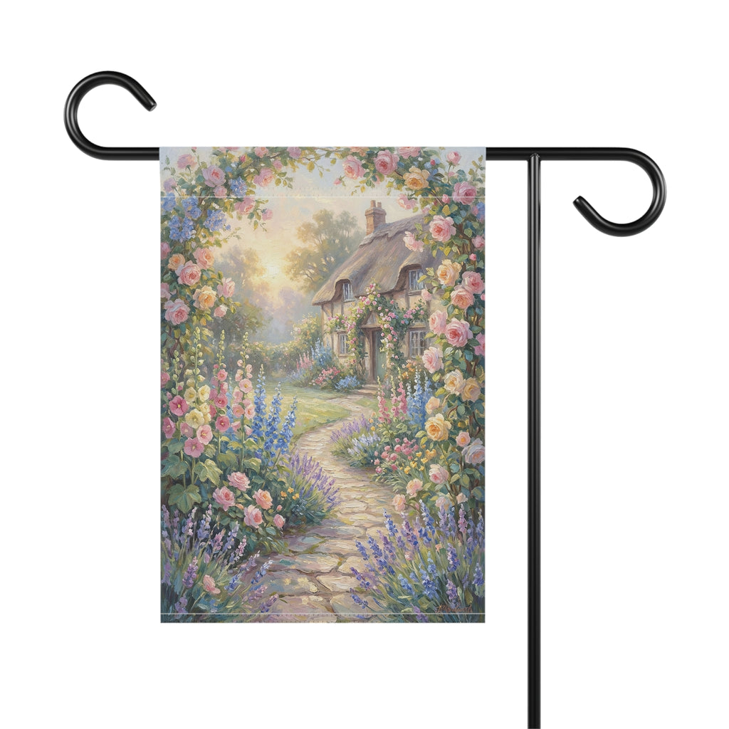 Dreamy cottage — Romantic Floral House Banner