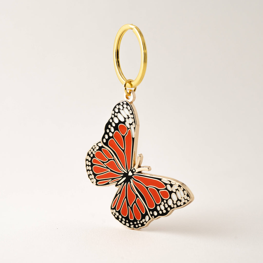 Monarch Butterfly Keychain & Bag Charm, Butterfly Gifts