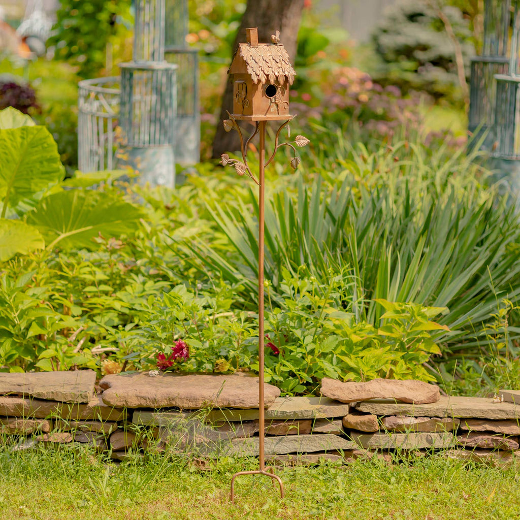 Tall Country Style Birdhouse Stakes- 4 Options