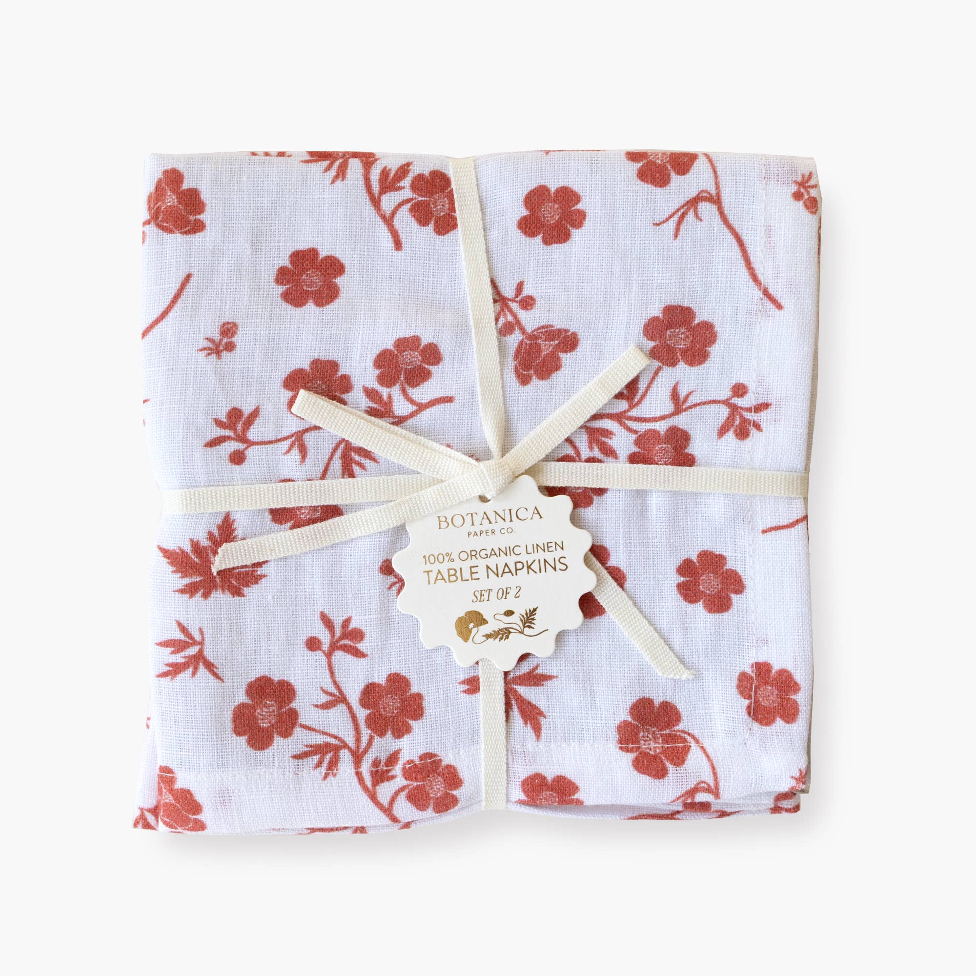BUTTERCUP | LINEN TABLE NAPKINS, SET OF 2