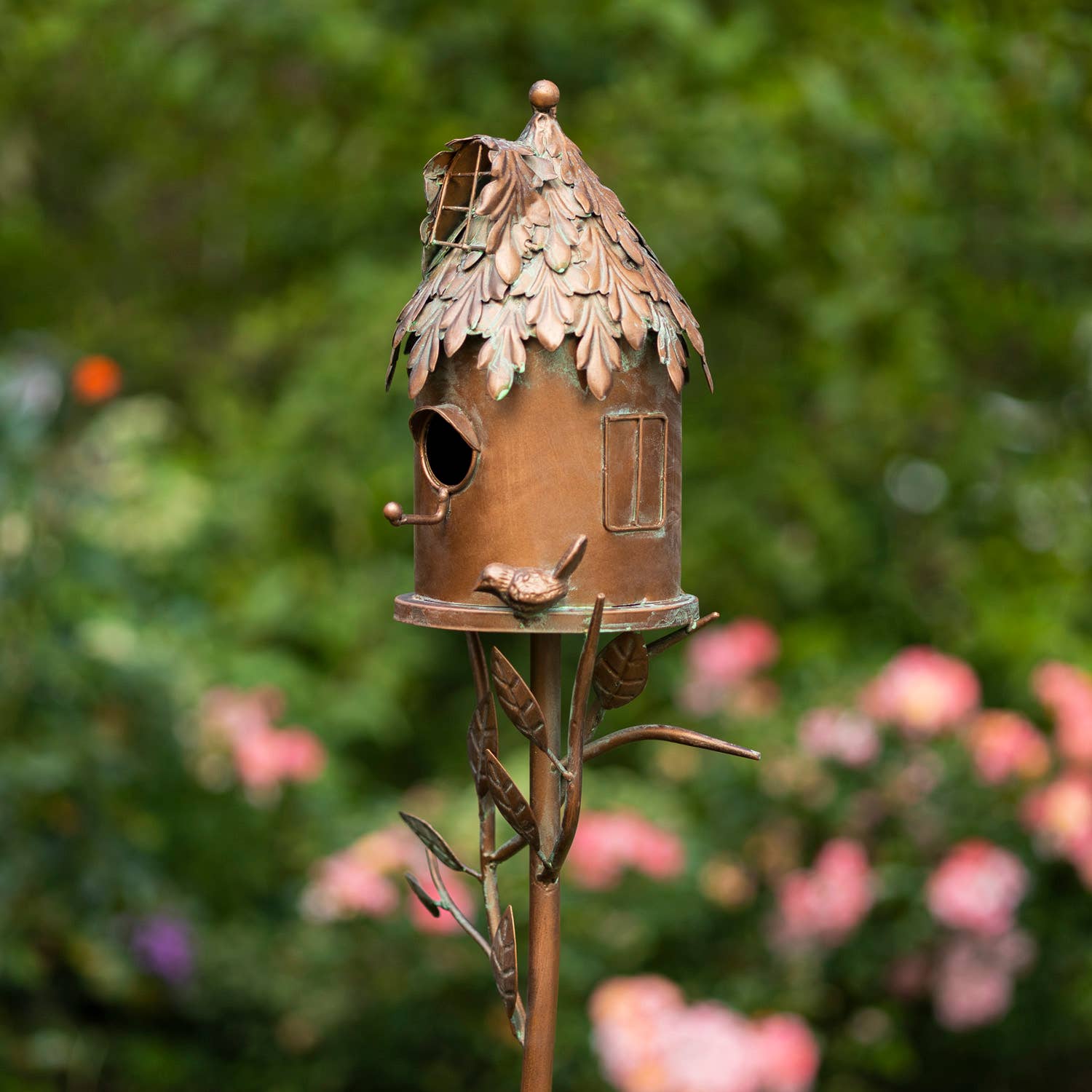 Tall Country Style Birdhouse Stakes- 4 Options