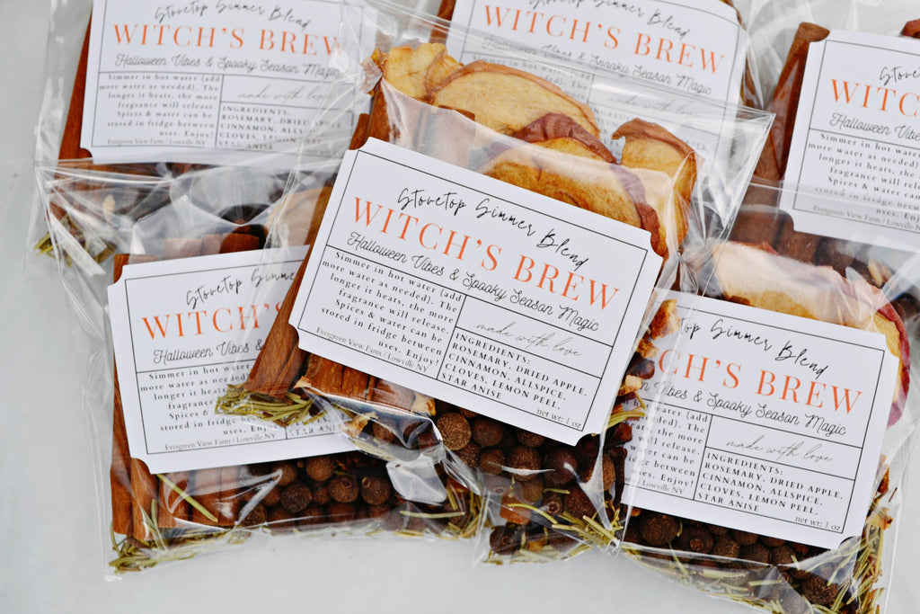 Witch's Brew Autumn Fall Halloween Simmer Stovetop Spices