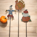 Pumpkin Plant Stake fall décor Halloween garden Thanksgiving