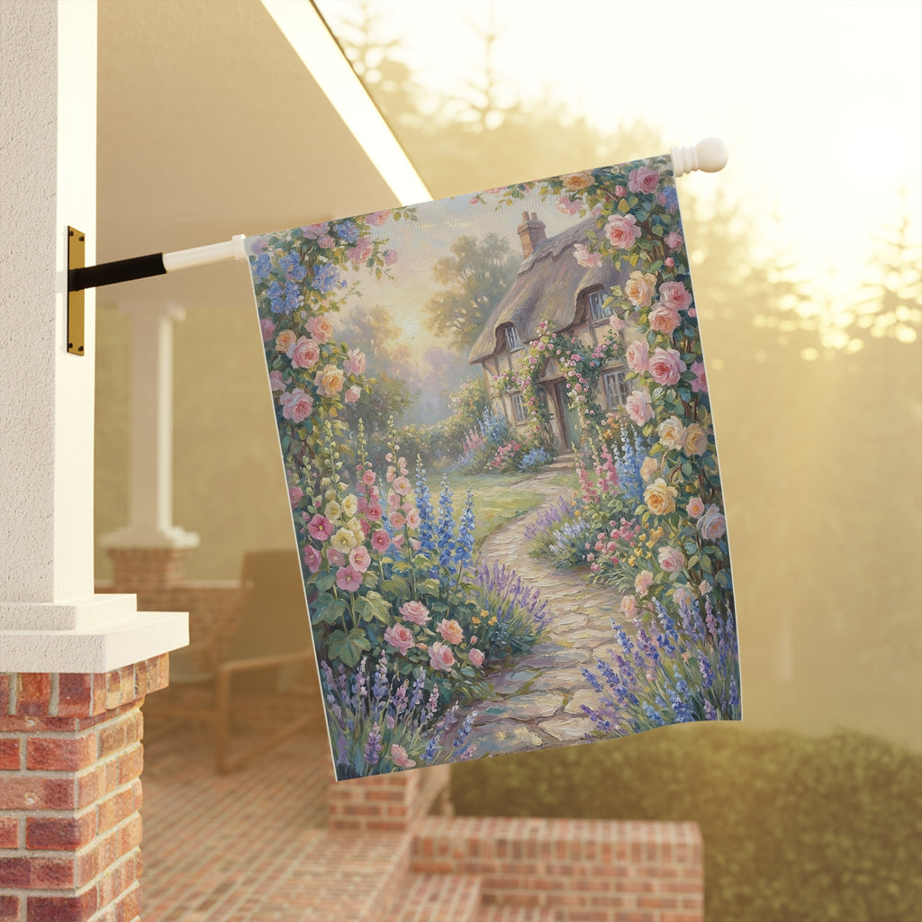 Dreamy cottage — Romantic Floral House Banner