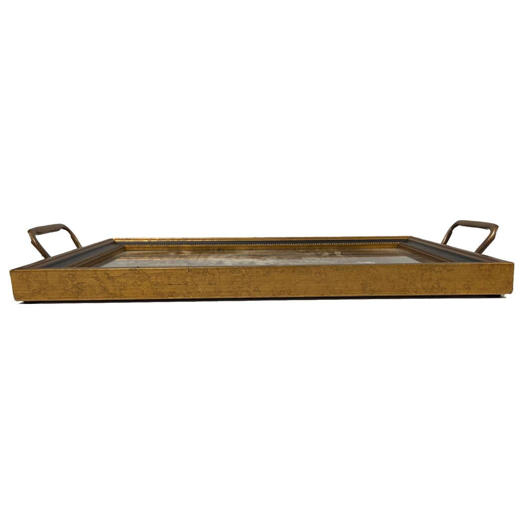 Two Rabbits Art Nouveau Style Decorative Tray | Tabletop