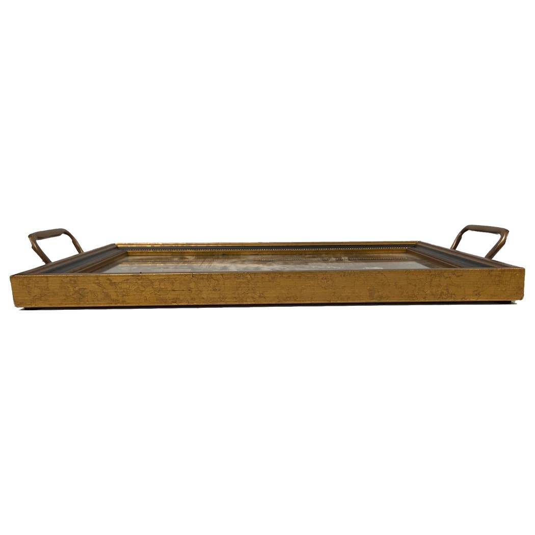 Two Rabbits Art Nouveau Style Decorative Tray | Tabletop
