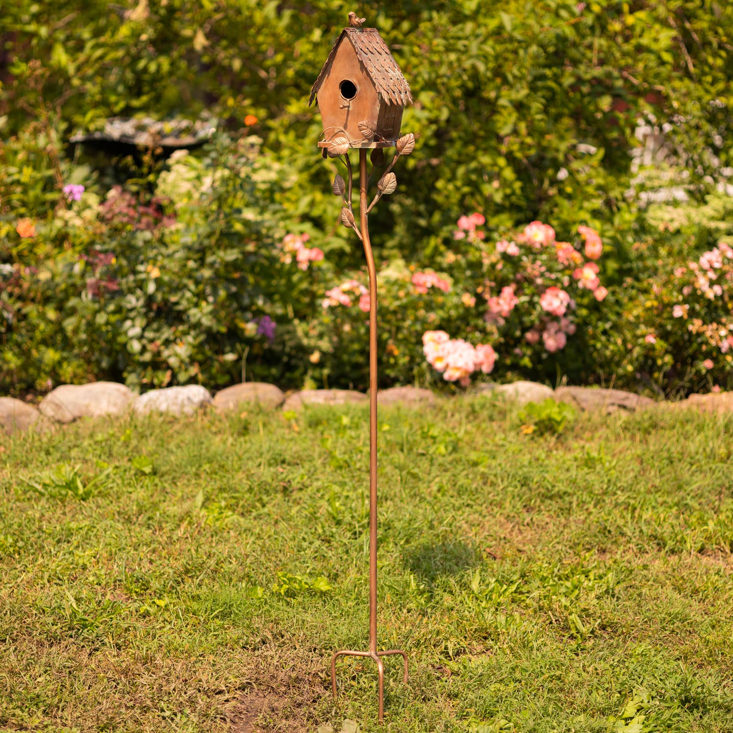 Tall Country Style Birdhouse Stakes- 4 Options