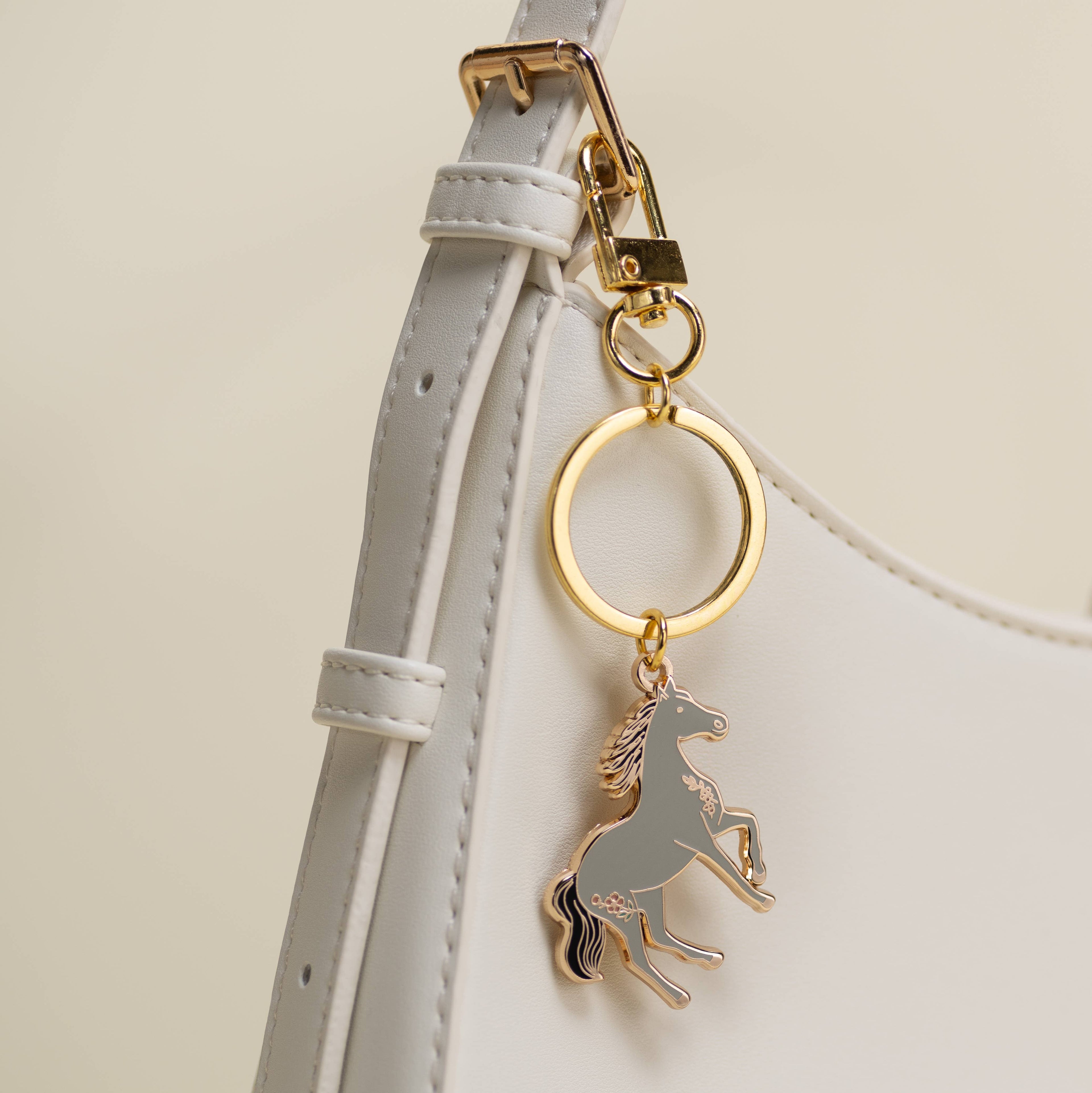 Horse Keychain & Bag Charm, Animal Western Cowgirl Gift