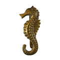 Antiqued Brass Seahorse Door Knocker | 5-1/2” | Home Accents