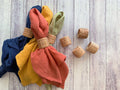 The Gathered Table Rattan Napkin Rings — Set of Four