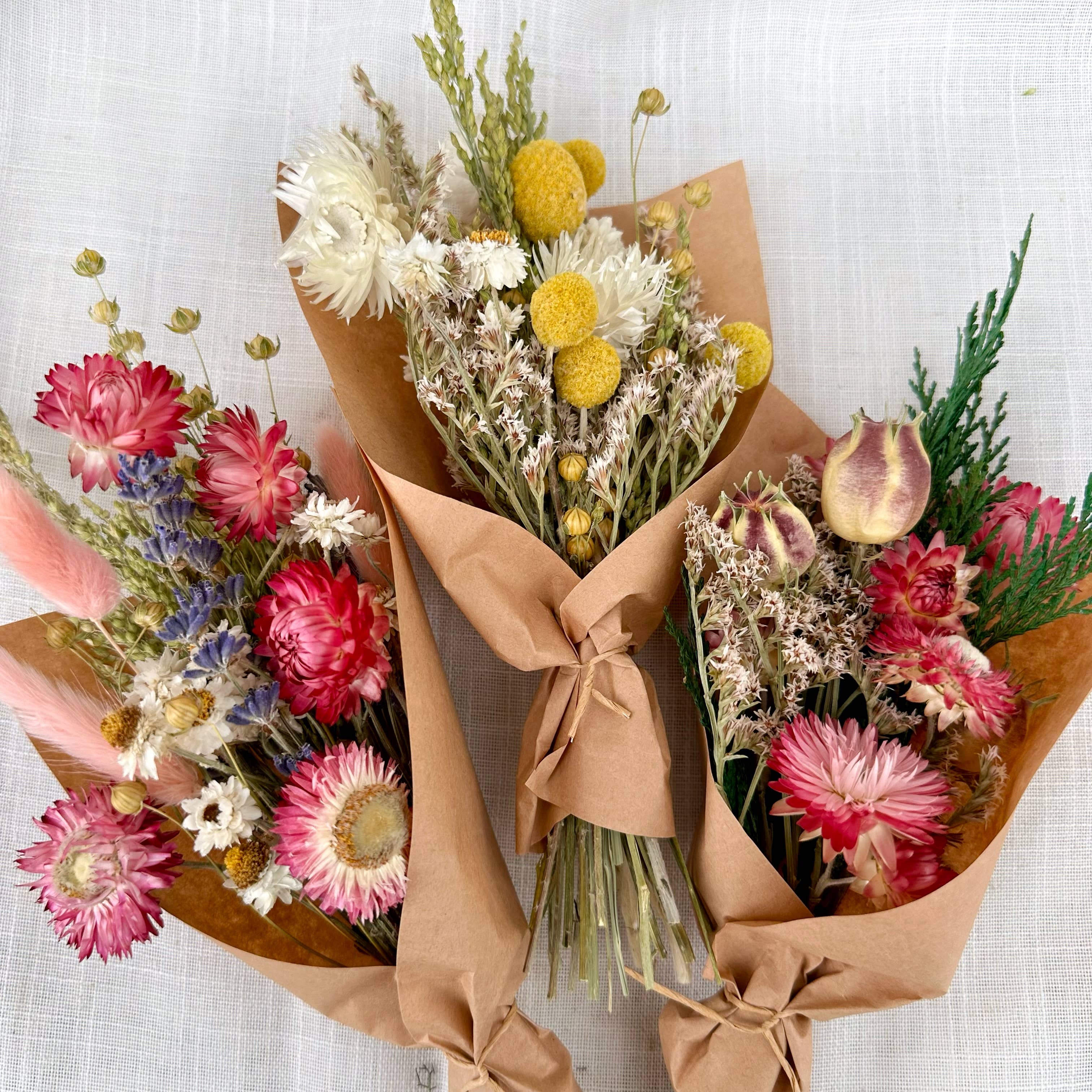 DIY Dried Floral Bouquet Kit Flower Arrangement for Bud Vase