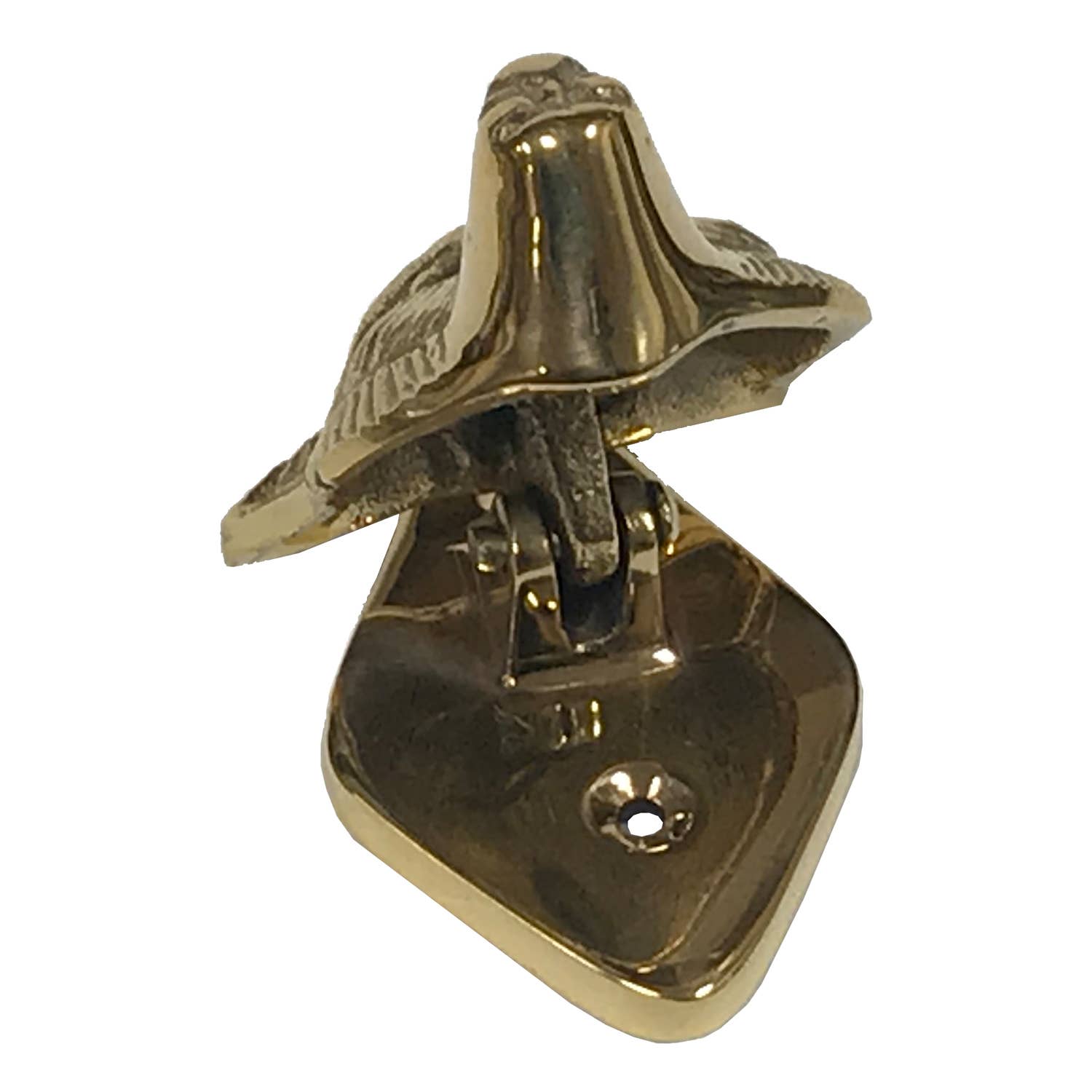 Solid Brass Fox Privacy Door Knocker - 2-1/2"