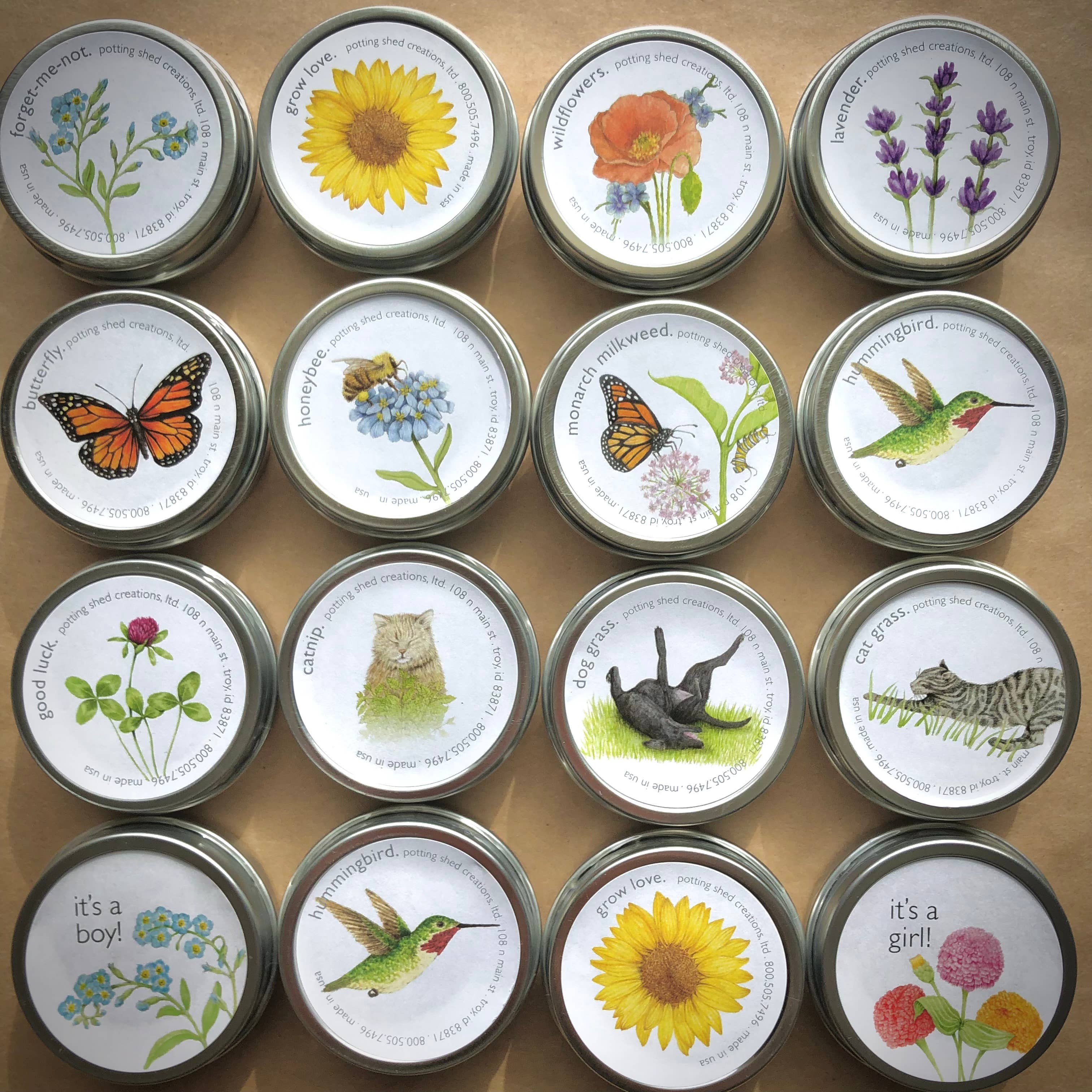 Wildflower Garden Seed Tin