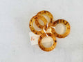 The Honey Tortoise Napkin Rings — Set of Four