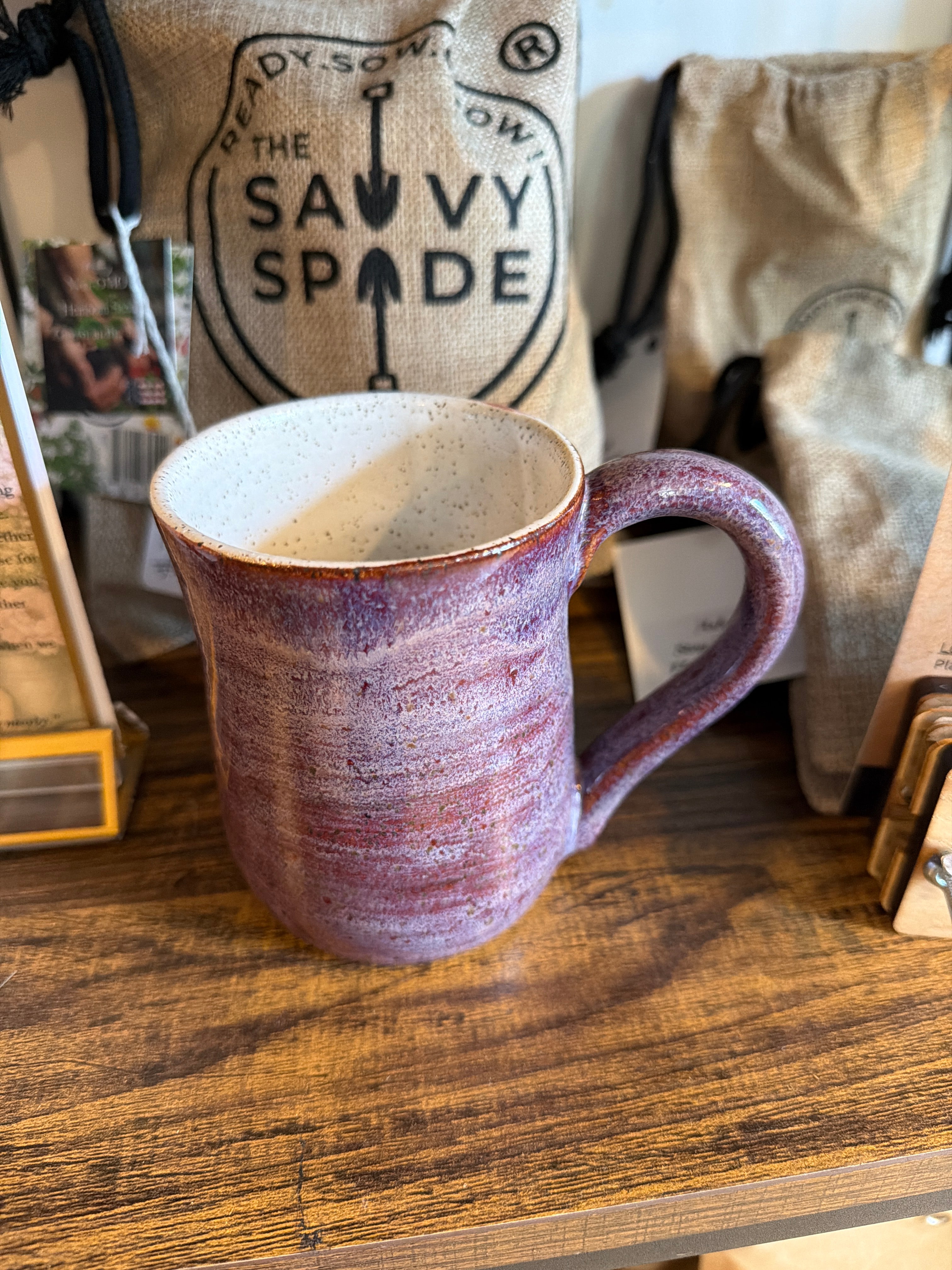 Purple Stoneware Mug