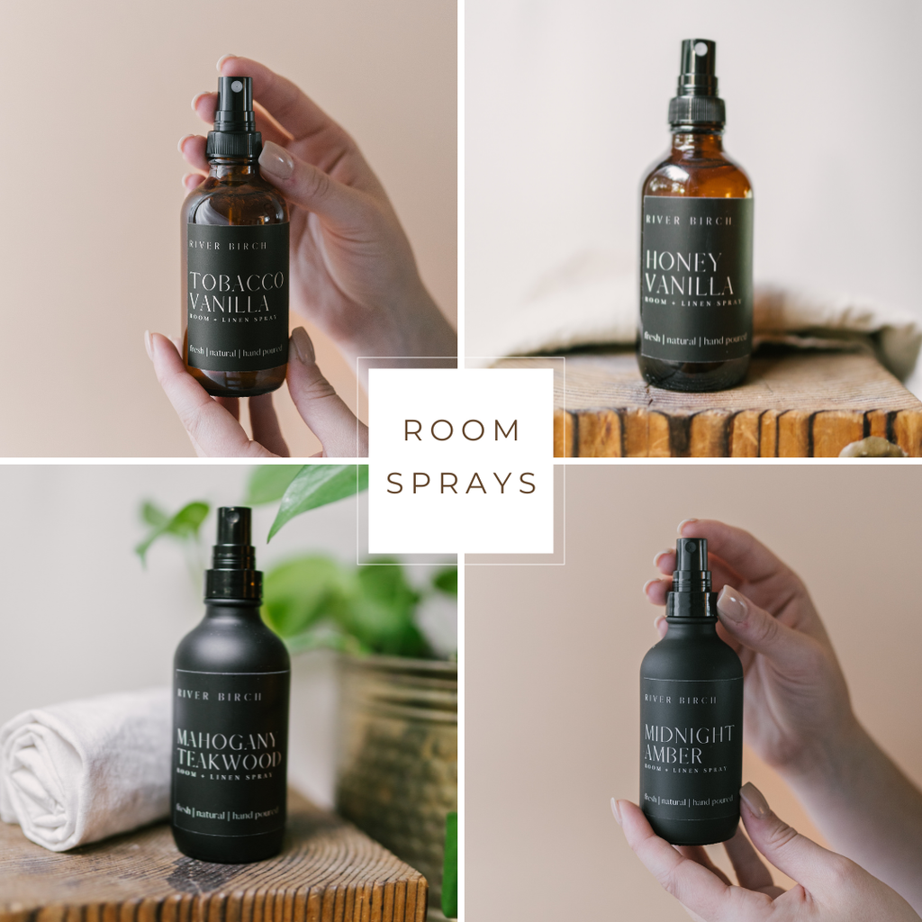 White Sage Lavender - 4 oz Amber Glass Room + Linen Spray