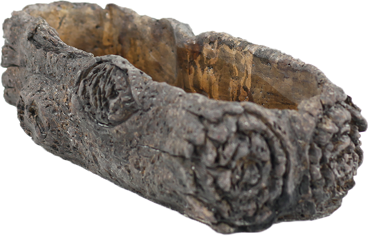 Cement Log Planter