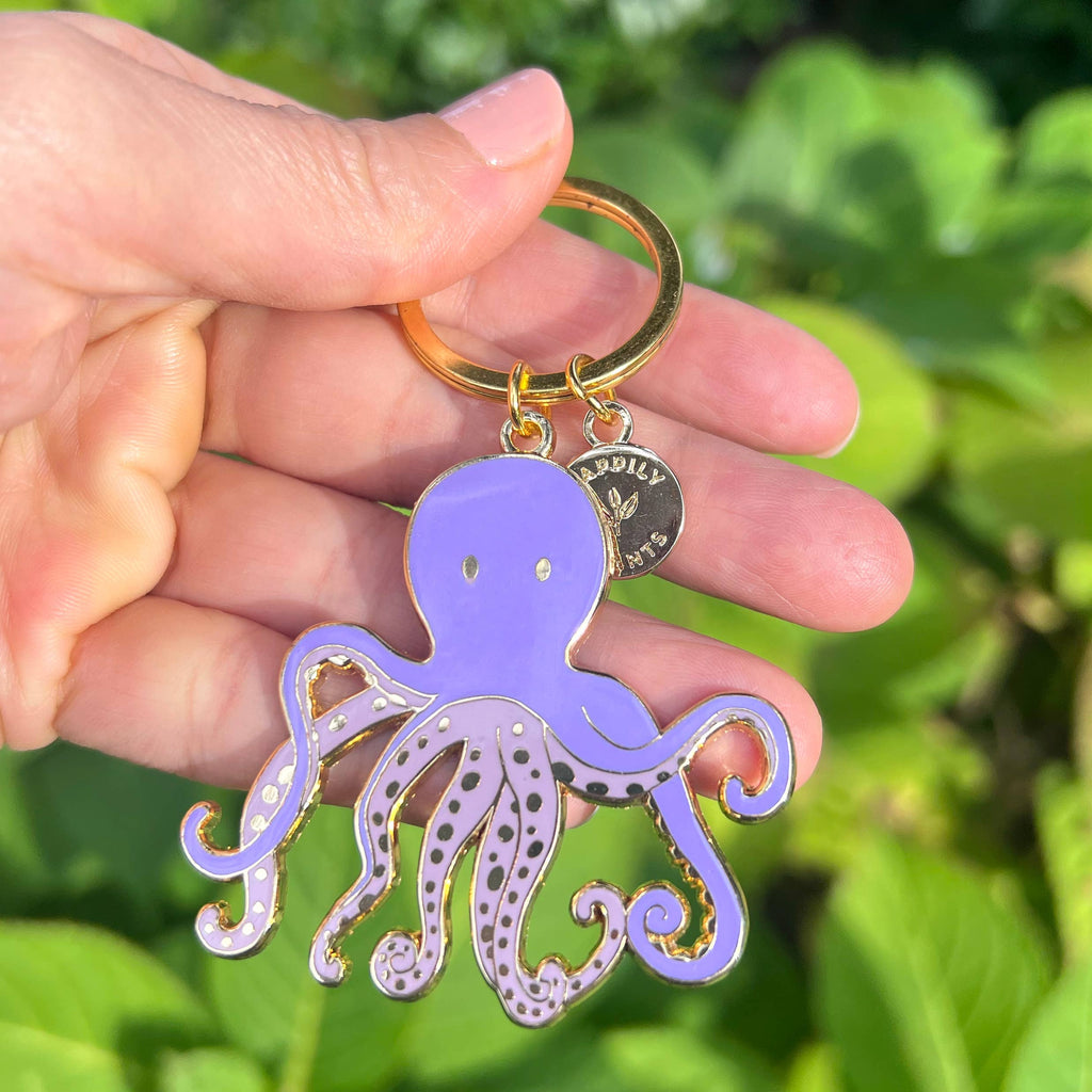 Octopus Keychain & Bag Charm, Beach Gifts