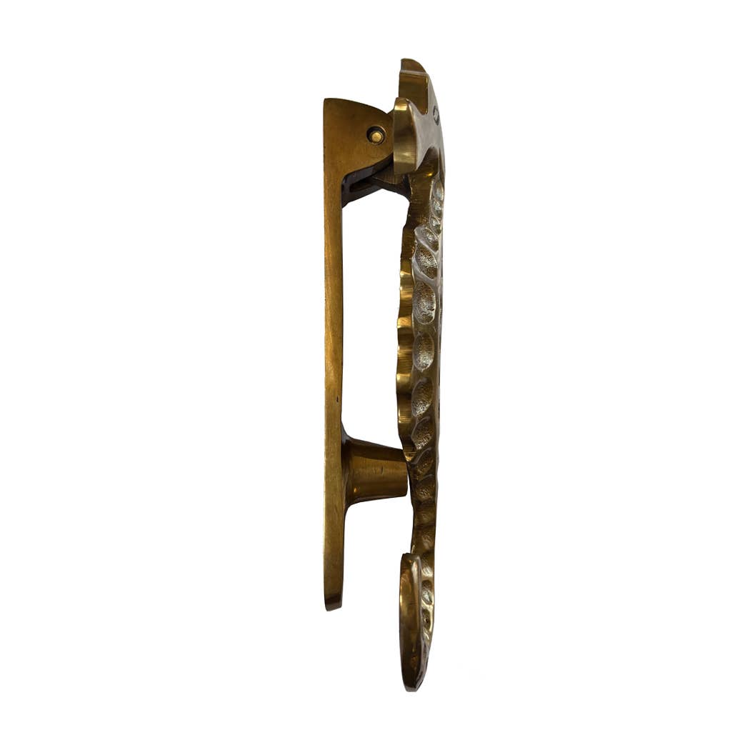 Antiqued Brass Seahorse Door Knocker | 5-1/2” | Home Accents