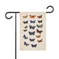 Vintage Butterfly Garden Flag — Floral House Banner