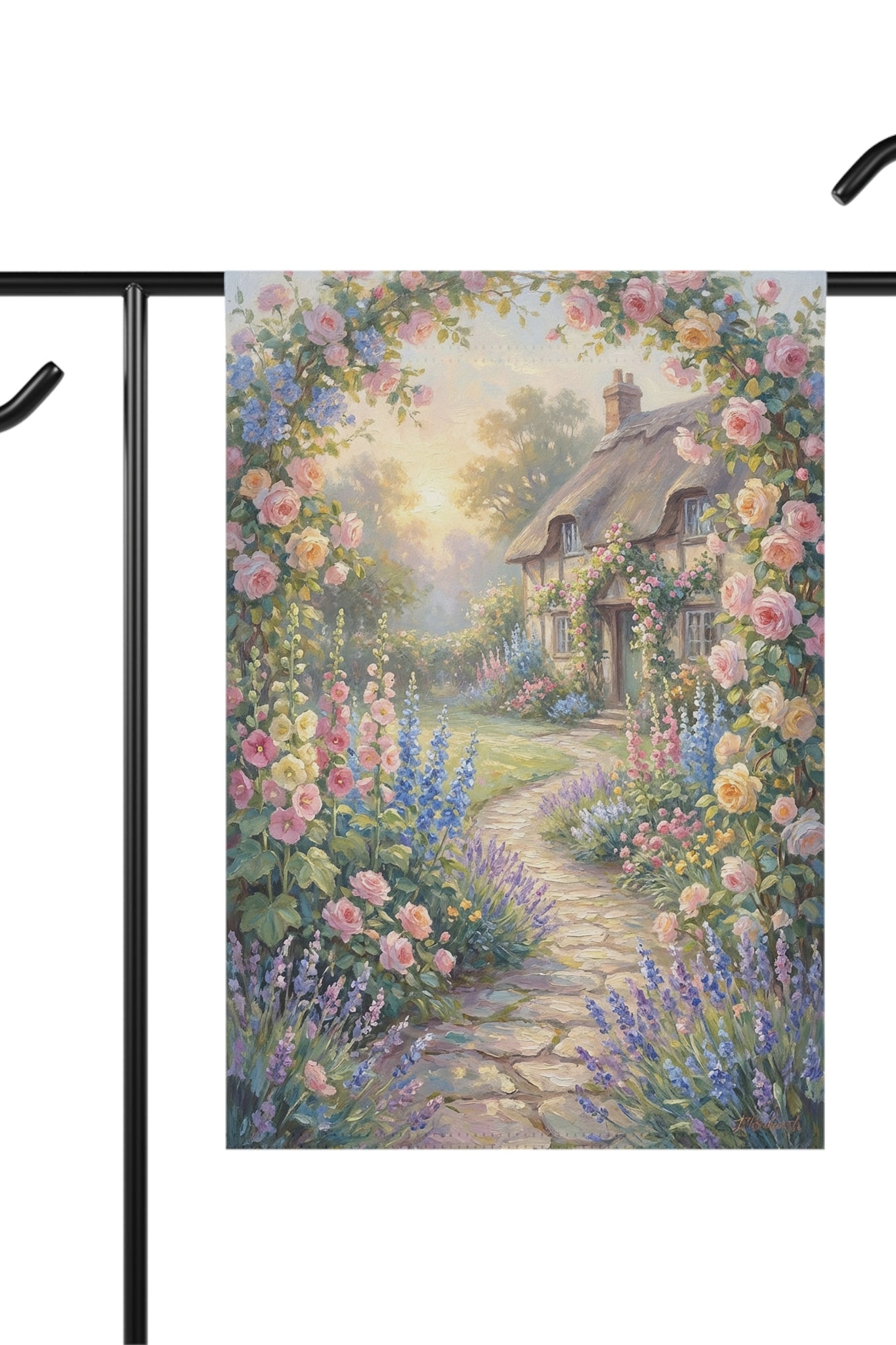 Dreamy cottage — Romantic Floral House Banner