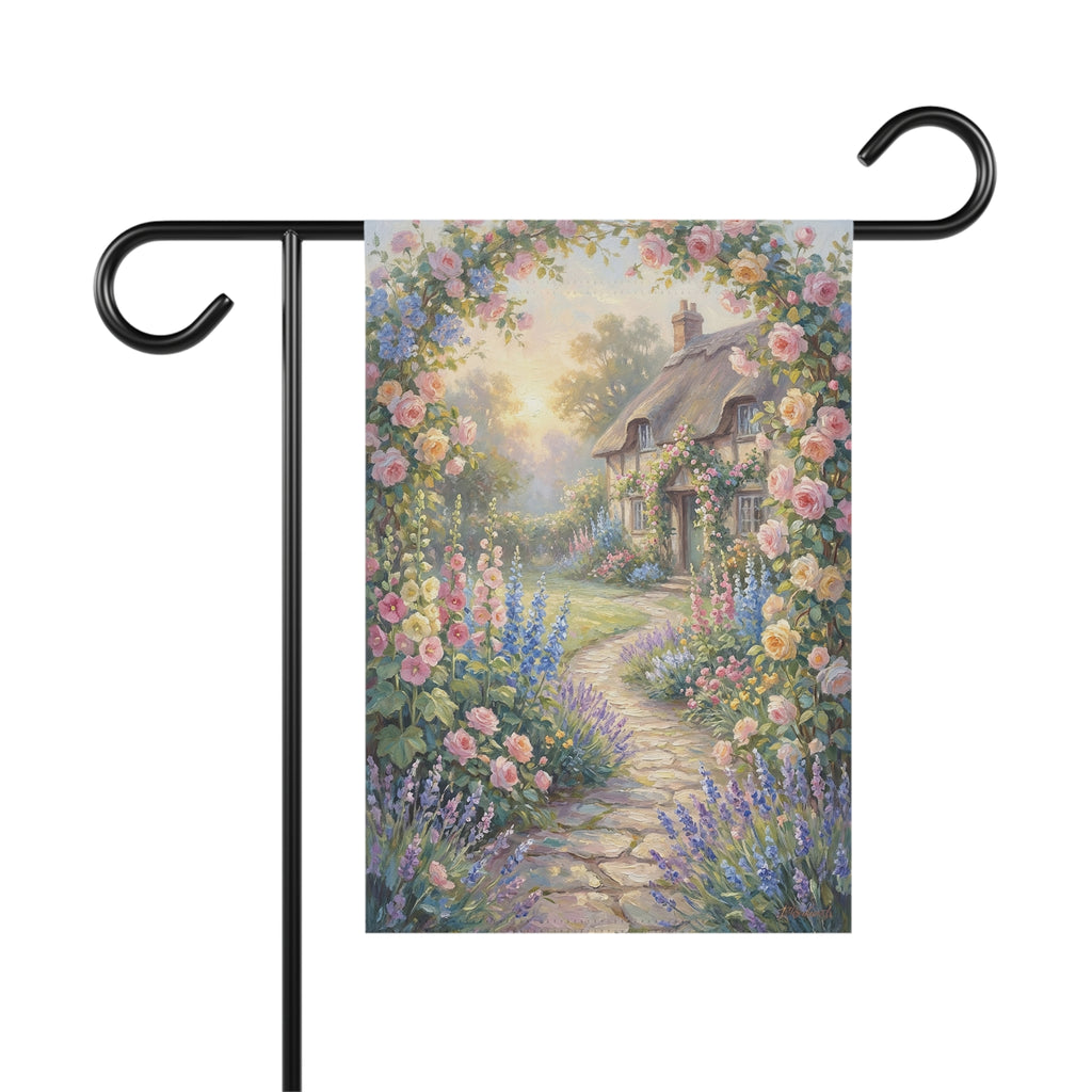 Dreamy cottage — Romantic Floral House Banner