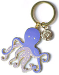 Octopus Keychain & Bag Charm, Beach Gifts