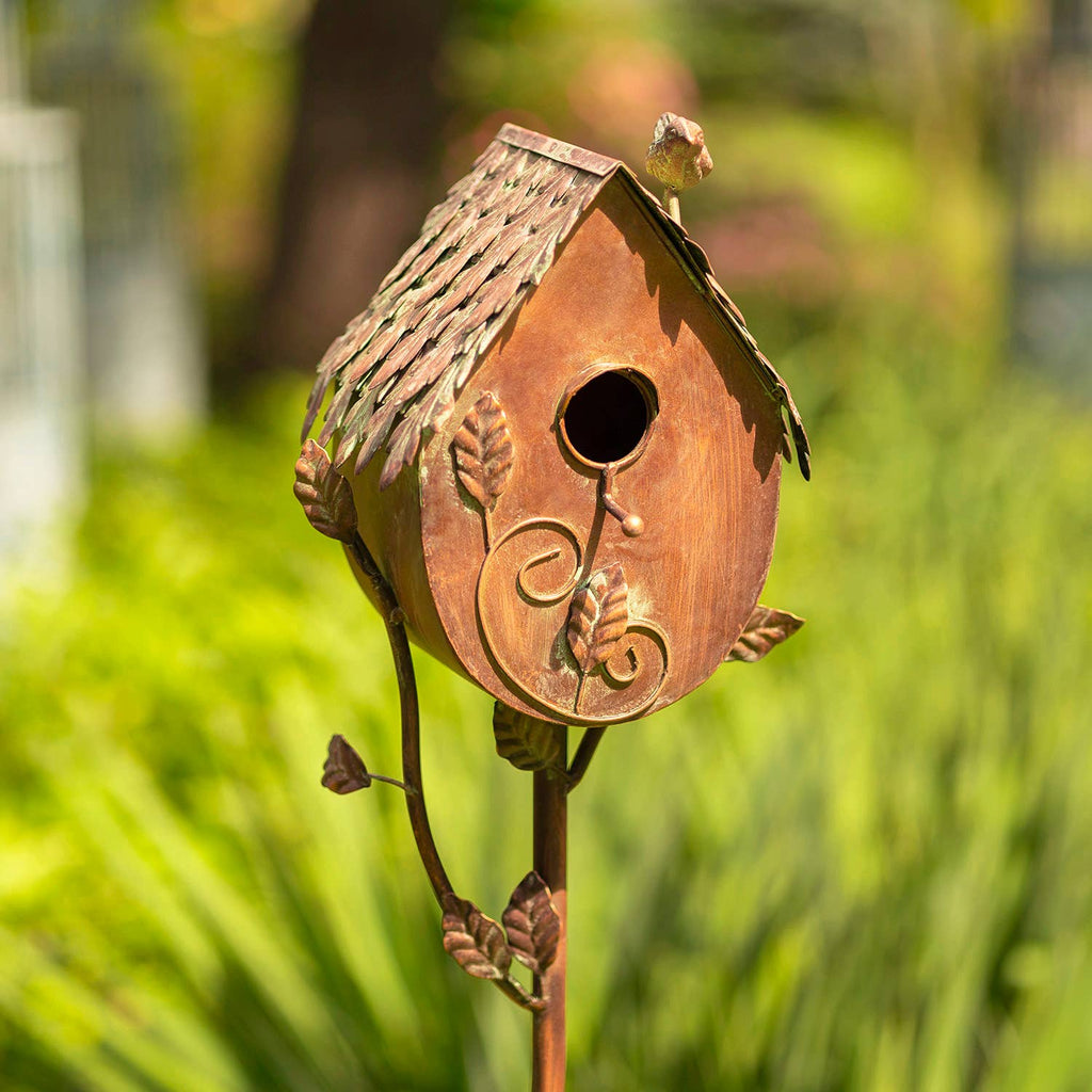 Tall Country Style Birdhouse Stakes- 4 Options