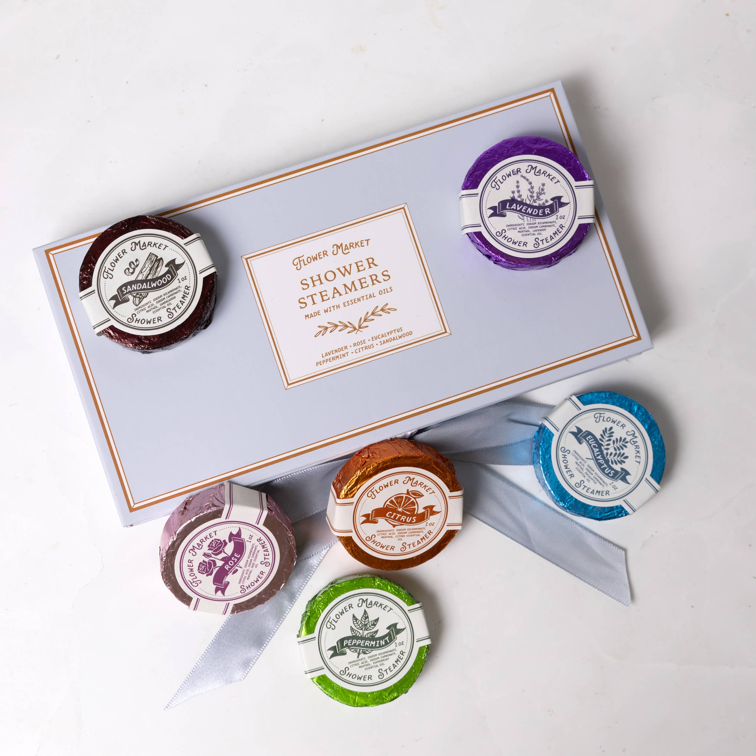 Boxed Shower Steamers – 8-Piece Aromatherapy Set
